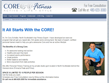 Tablet Screenshot of corefitnessaz.com